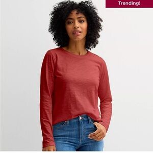 Sonoma The Everyday Long Sleeve Crewneck Tee